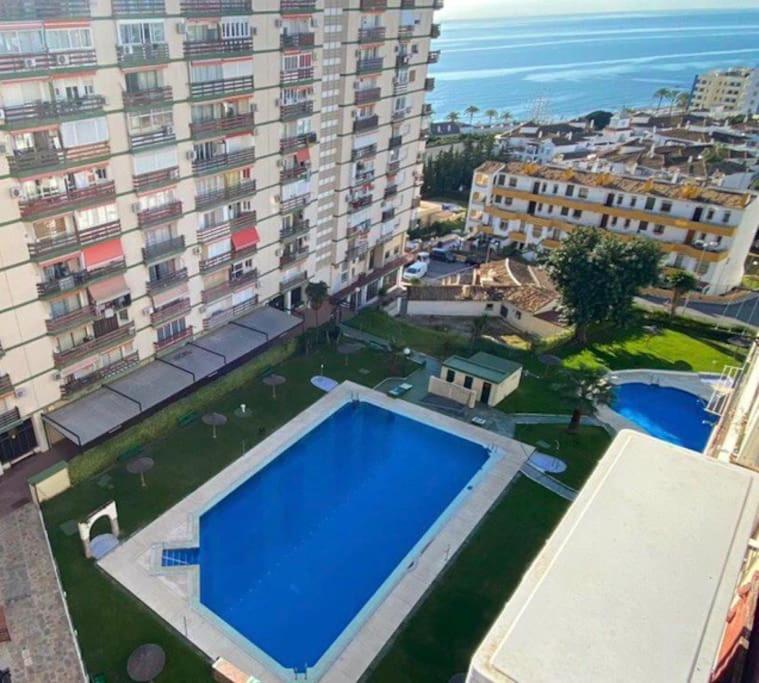 Estudio Con Vista Al Mar A 200 Mts De La Playa Benalmádena Kültér fotó